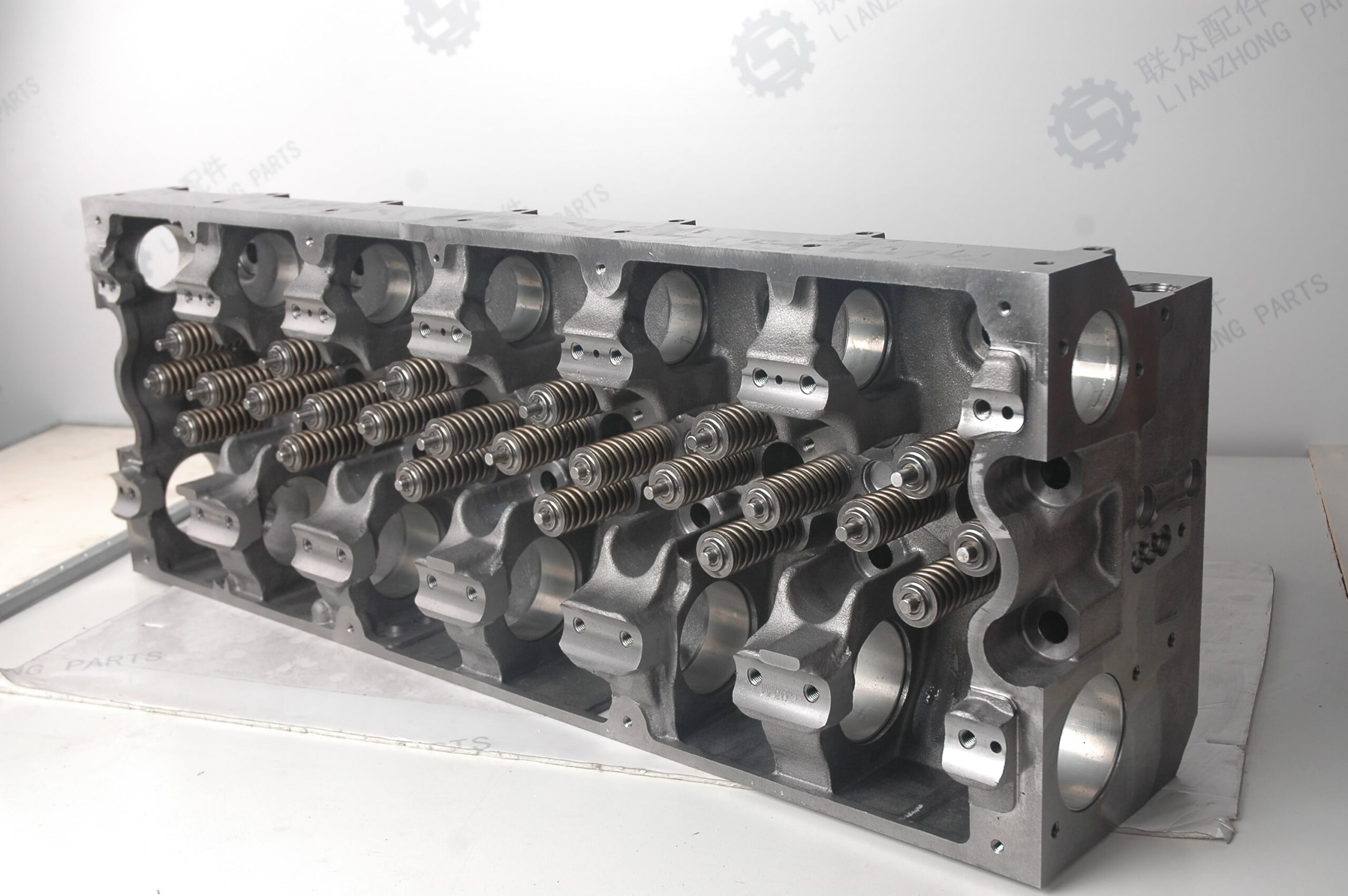 Cummins diesel cylinder head under magnaflux crack detection in Miami